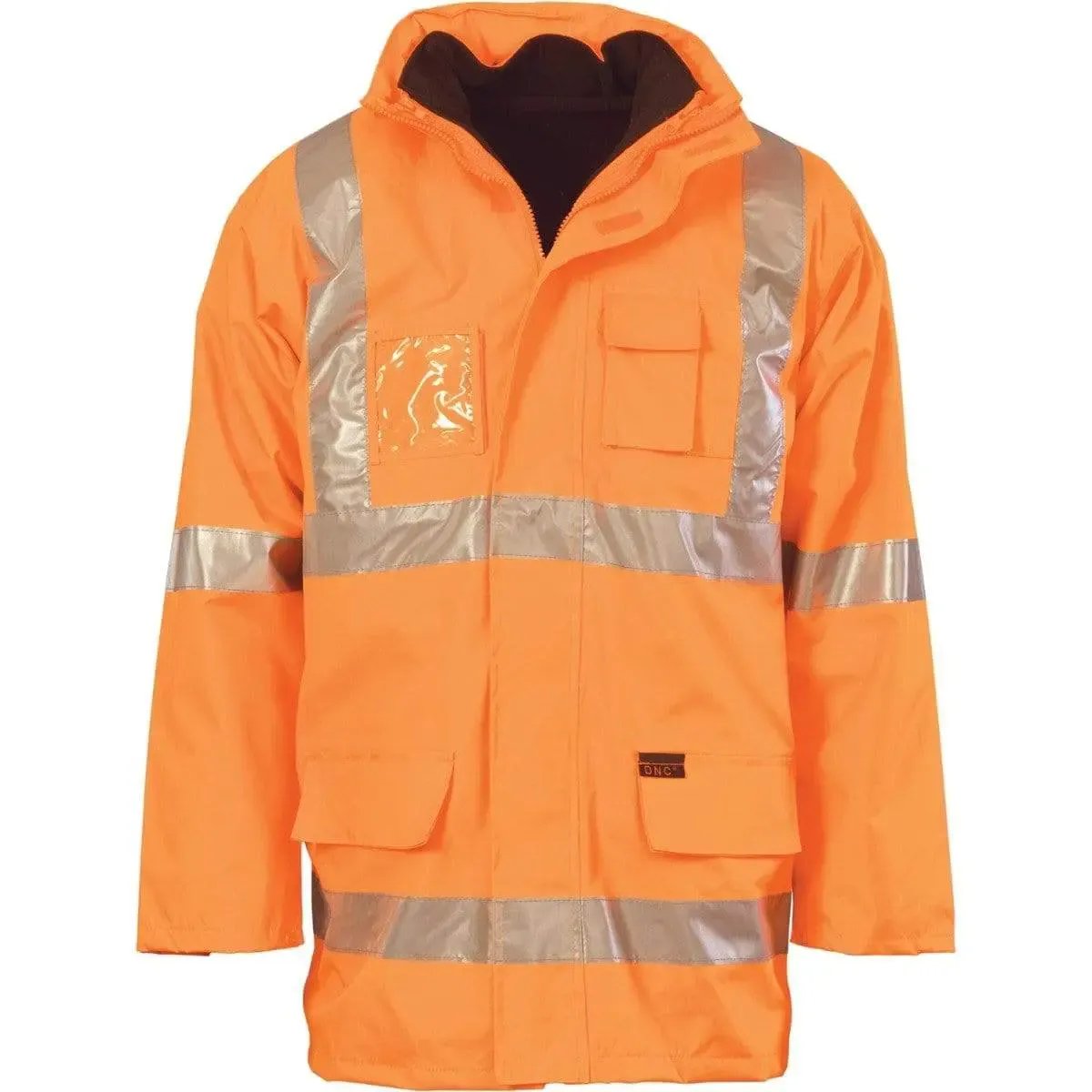 DNC Workwear Work Wear Orange / XS DNC WORKWEAR Hi-Vis Cross Back D/N 6-in-1 Jacket 3997